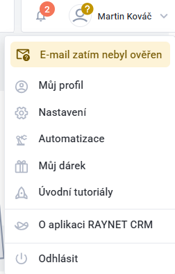 Screenshot: Open Settings