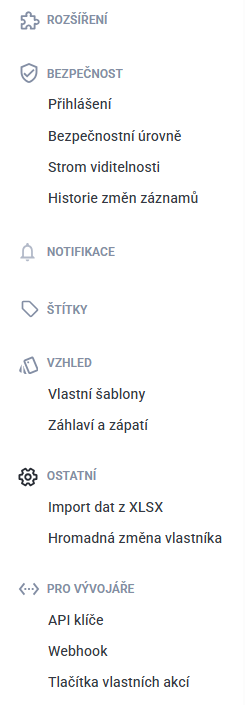 Screenshot: Go to API Keys